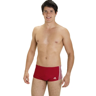 SUNGA ADIDAS LATERAL LARGA 3S NOVO - Vermelho SUNGA ADIDAS LATERAL LARGA 3S NOVO - Vermelho