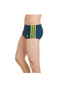 SUNGA ADIDAS LATERAL LARGA 3S - Verde/amarelo SUNGA ADIDAS LATERAL LARGA 3S - Verde/amarelo