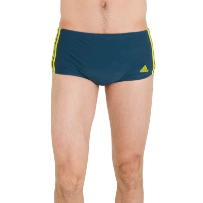 SUNGA ADIDAS LATERAL LARGA 3S - Verde/amarelo SUNGA ADIDAS LATERAL LARGA 3S - Verde/amarelo