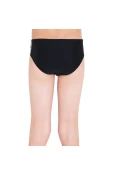 SUNGA ADIDAS LATERAL MÉDIA 3 LISTRAS INFANTIL - Preto
