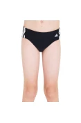 SUNGA ADIDAS LATERAL MÉDIA 3 LISTRAS INFANTIL - Preto