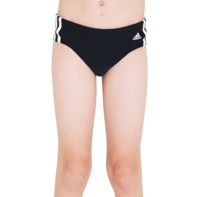SUNGA ADIDAS LATERAL MÉDIA 3 LISTRAS INFANTIL - Preto