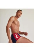 SUNGA FILA LOGO II MASCULINA - Marinho/vermelho