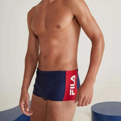 SUNGA FILA LOGO II MASCULINA - Marinho/vermelho