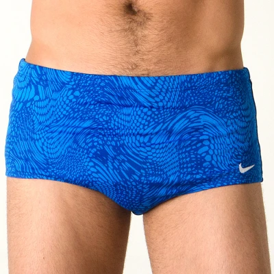 SUNGA NIKE LATERAL LARGA ESTAMPADA - Azul/marinho SUNGA NIKE LATERAL LARGA ESTAMPADA - Azul/marinho