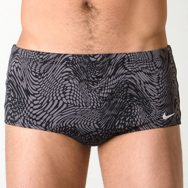 SUNGA NIKE LATERAL LARGA ESTAMPADA - Grafite/preto SUNGA NIKE LATERAL LARGA ESTAMPADA - Grafite/preto