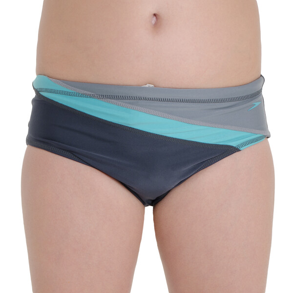 SUNGA SPEEDO ANGLE KIDS INFANTIL - Chumbo/grafite