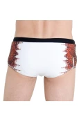 SUNGA SPEEDO CAMOUFLAGE - Branco/marrom SUNGA SPEEDO CAMOUFLAGE - Branco/marrom