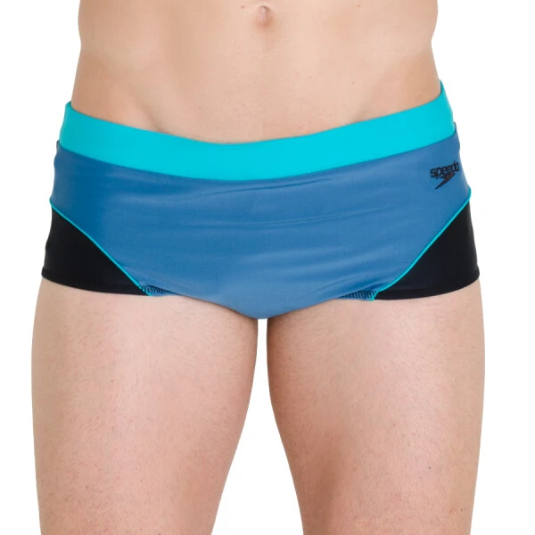 SUNGA SPEEDO LASERCUT - Azul/preto