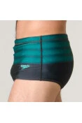 SUNGA SPEEDO SPIRAL - Grafite/verde