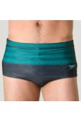 SUNGA SPEEDO SPIRAL - Grafite/verde