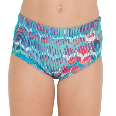 SUNGA SPEEDO ZIGGY INFANTIL - Verde/vermelho