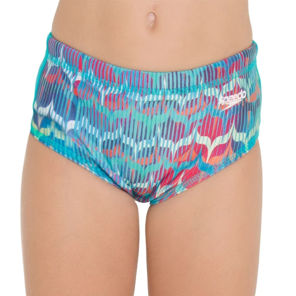 SUNGA SPEEDO ZIGGY INFANTIL - Verde/vermelho