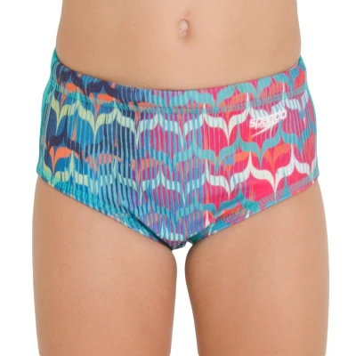 SUNGA SPEEDO ZIGGY INFANTIL - Verde/vermelho