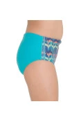 SUNGA SPEEDO ZIGGY INFANTIL - Verde/vermelho