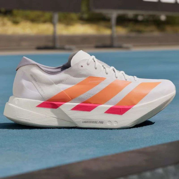 TÊNIS ADIDAS ADIOS PRO 4 MASCULINO - Branco/laranja