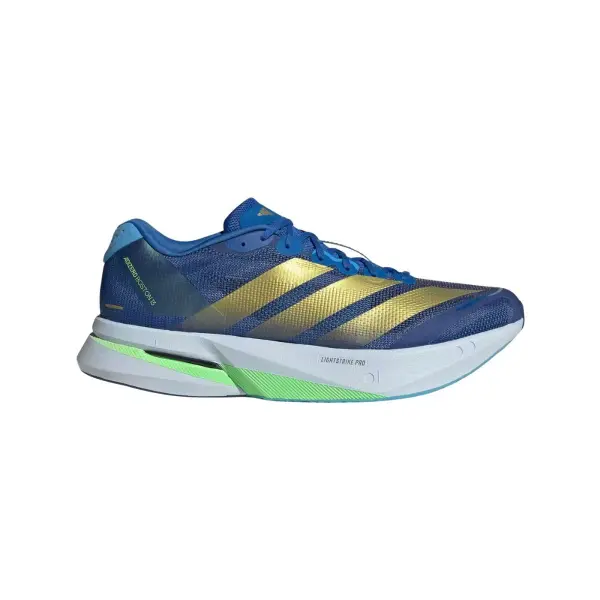 TENIS ADIDAS ADIZERO BOSTON 13 MASCULINO - Azul/dourado