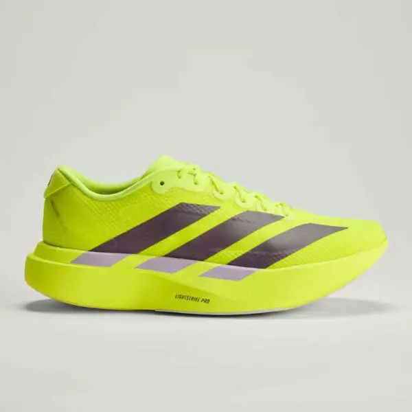 TÊNIS ADIDAS ADIZERO EVO SL WOVEN FEMININO - Amarelo/roxo