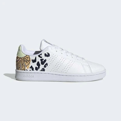 TÊNIS ADIDAS ADVANTAGE SUSTAINABLE FEMININO - Branco/amarelo TÊNIS ADIDAS ADVANTAGE SUSTAINABLE FEMININO - Branco/amarelo