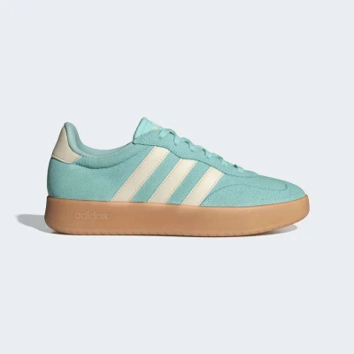 TENIS ADIDAS BARREDA FEMININO - Azul celeste/bege