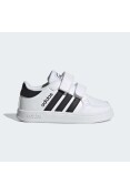 TÊNIS ADIDAS BREAKNET INFANTIL - Branco/preto