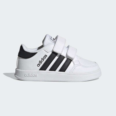 TÊNIS ADIDAS BREAKNET INFANTIL - Branco/preto