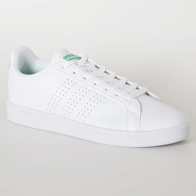 TÊNIS ADIDAS CF ADVANTAGE CLEAN MASCULINO - Branco/verde TÊNIS ADIDAS CF ADVANTAGE CLEAN MASCULINO - Branco/verde