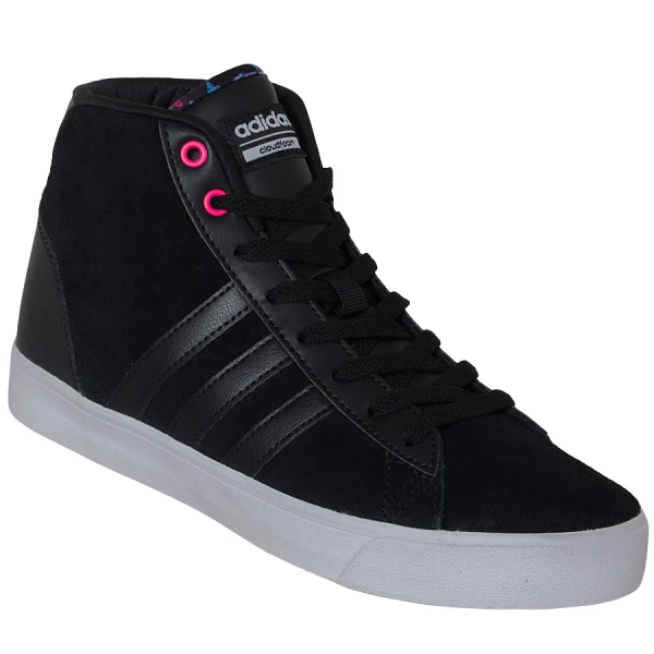 TÊNIS ADIDAS CF DAILY QT MID FEMININO - Preto/branco TÊNIS ADIDAS CF DAILY QT MID FEMININO - Preto/branco