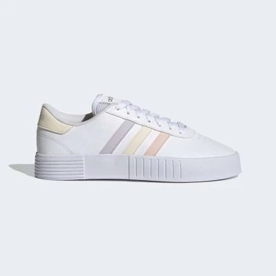 TÊNIS ADIDAS COURT BOLD FEMININO - Branco/bege TÊNIS ADIDAS COURT BOLD FEMININO - Branco/bege