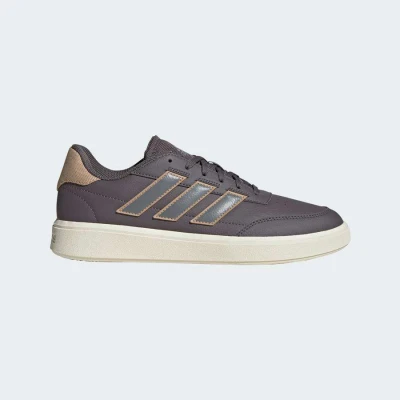TENIS ADIDAS COURTBLOCK MASCULINO - Chumbo/bege