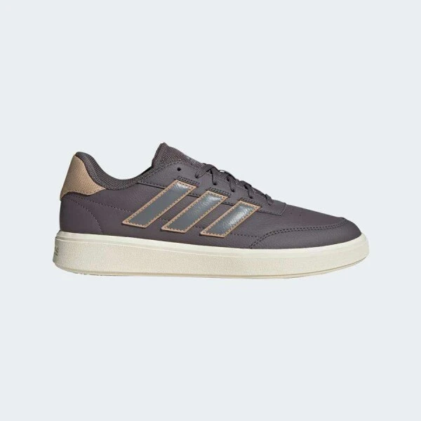 TENIS ADIDAS COURTBLOCK MASCULINO - Chumbo/bege
