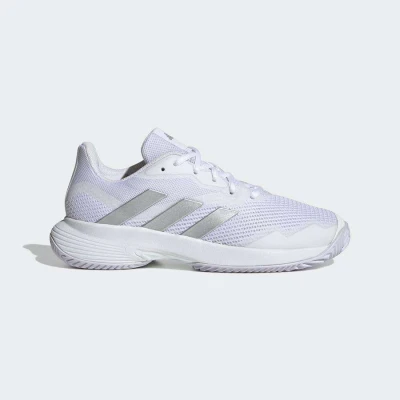TÊNIS ADIDAS COURTJAM CONTROL FEMININO - Branco/prata TÊNIS ADIDAS COURTJAM CONTROL FEMININO - Branco/prata