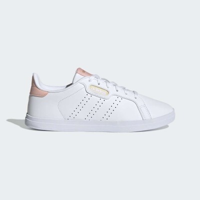 TÊNIS ADIDAS COURTPOINT BASE FEMININO - Branco/rosa