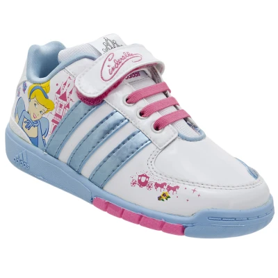 TÊNIS ADIDAS DISNEY PRINCESAS INFANTIL - Branco/azul celeste TÊNIS ADIDAS DISNEY PRINCESAS INFANTIL - Branco/azul celeste