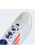 TÊNIS ADIDAS F50 CLUB IN FUTSAL INFANTIL - Branco/laranja