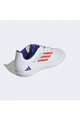 TÊNIS ADIDAS F50 CLUB IN FUTSAL INFANTIL - Branco/laranja