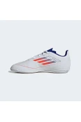TÊNIS ADIDAS F50 CLUB IN FUTSAL INFANTIL - Branco/laranja