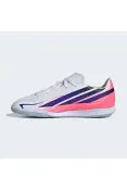 TÊNIS ADIDAS F50 HYPERFAST CLUB FUTSAL INFANTIL - Branco/roxo
