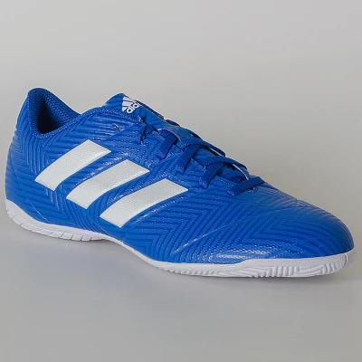 TÊNIS ADIDAS FUTSAL NEMEZIZ TANGO 18.4 IN - Azul/branco