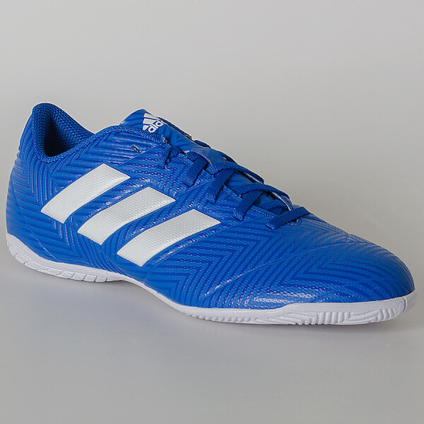 TÊNIS ADIDAS FUTSAL NEMEZIZ TANGO 18.4 IN - Azul/branco