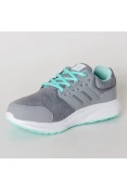 TÊNIS ADIDAS GALAXY 3.1 FEMININO - Cinza/verde
