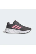 TÊNIS ADIDAS GALAXY 6 FEMININO - Chumbo/rosa