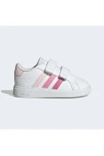 TÊNIS ADIDAS GRAND COURT 2.0 BABY INFANTIL - Branco/rosa