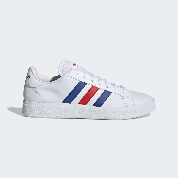 TÊNIS ADIDAS GRAND COURT BASE 2.0 MASCULINO - Branco/azul
