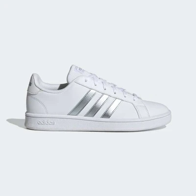 TÊNIS ADIDAS GRAND COURT BASE FEMININO - Branco/azul TÊNIS ADIDAS GRAND COURT BASE FEMININO - Branco/azul