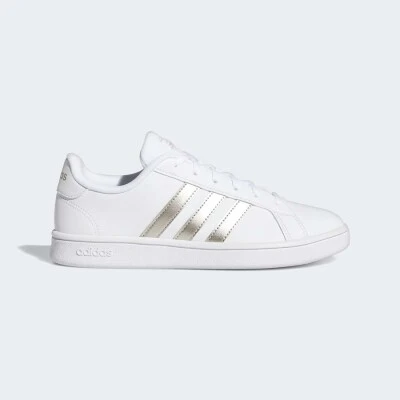 TÊNIS ADIDAS GRAND COURT BASE FEMININO - Branco/bronze TÊNIS ADIDAS GRAND COURT BASE FEMININO - Branco/bronze