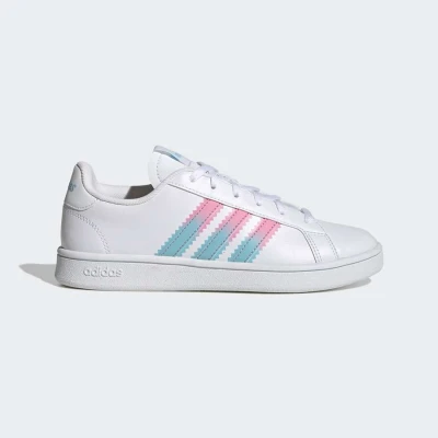 TÊNIS ADIDAS GRAND COURT BEYOND FEMININO - Branco/rosa TÊNIS ADIDAS GRAND COURT BEYOND FEMININO - Branco/rosa