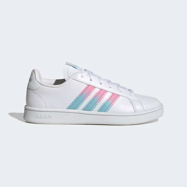 TÊNIS ADIDAS GRAND COURT BEYOND FEMININO - Branco/rosa TÊNIS ADIDAS GRAND COURT BEYOND FEMININO - Branco/rosa