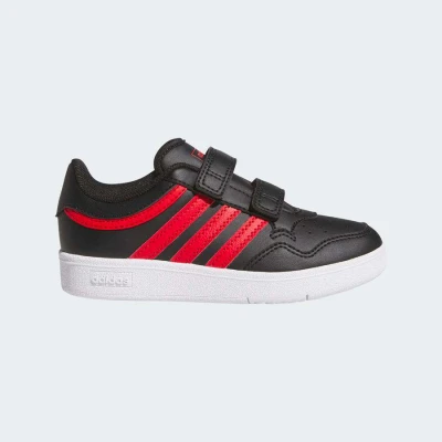 TÊNIS ADIDAS HOOPS 4.0 CF INFANTIL - Preto/vermelho