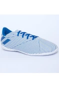 TÊNIS ADIDAS NEMEZIZ 19.4 IN INFANTIL - Branco/azul